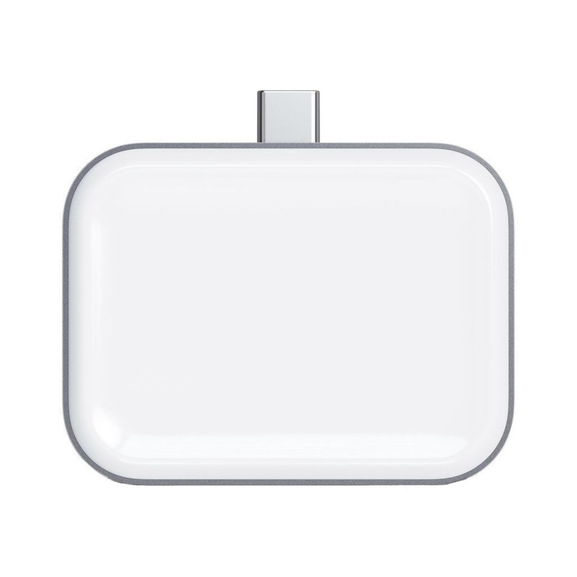 Picture of Satechi USB-C Wireless Charging Dock for AirPods Wireless/AirPods Pro - White/Grey