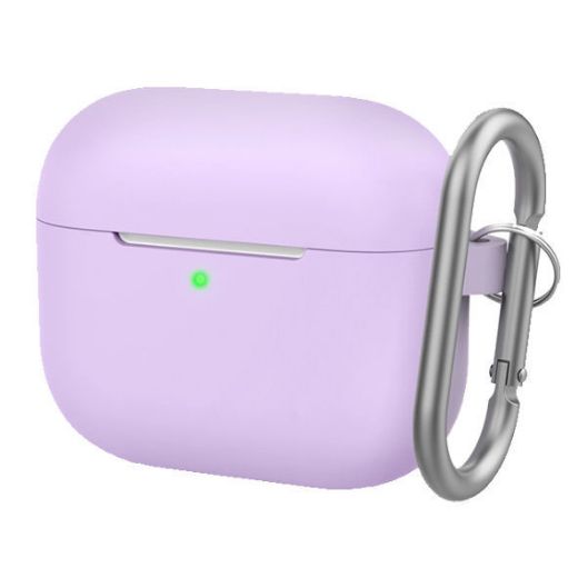 Picture of Ahastyle Full Cover Silicone Keychain Case for AirPods 3 - Lavender