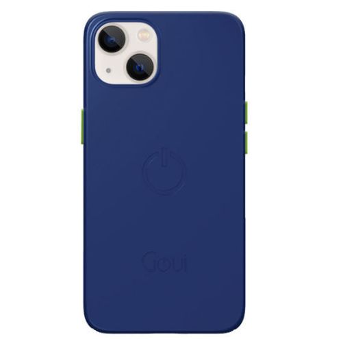 Picture of Goui Magnetic MagSafe Case for iPhone 13 with Magnetic Bars - Midnight Blue