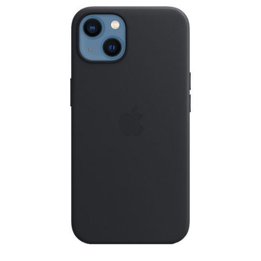 Picture of Apple iPhone 13 Leather Case with MagSafe - Midnight