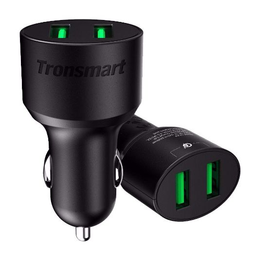 Picture of Tronsmart Car Charger 2 Port QC3.0 36W - Black