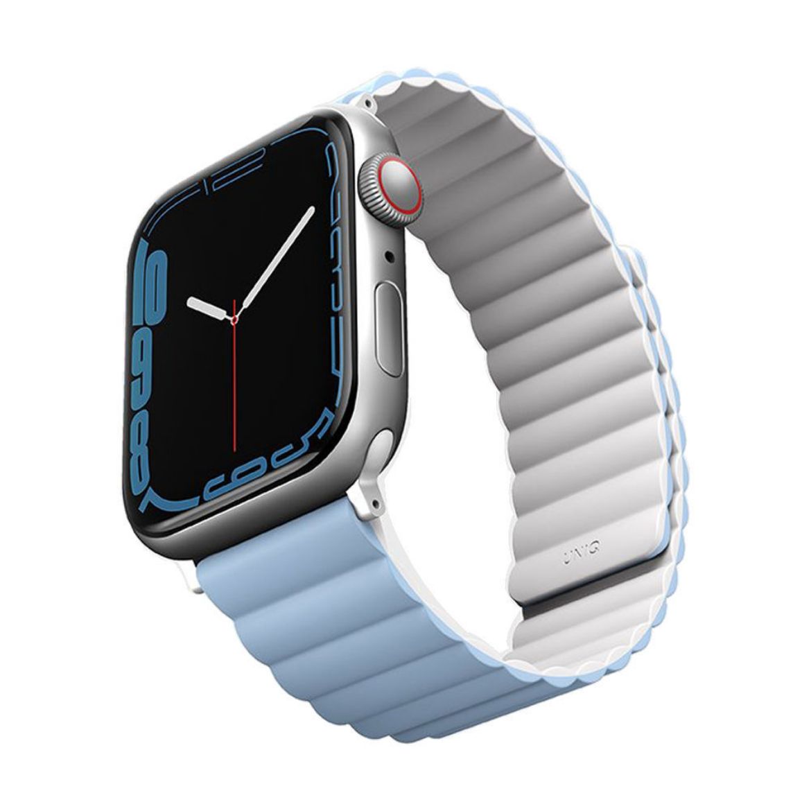 Picture of Uniq Revix Reversible Magnetic Strap for Apple Watch 38/40/41mm - Arctic White/Blue