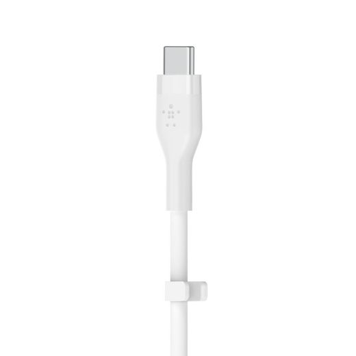 Picture of Belkin USB-C to Lightning Silicone Cable 1M - White