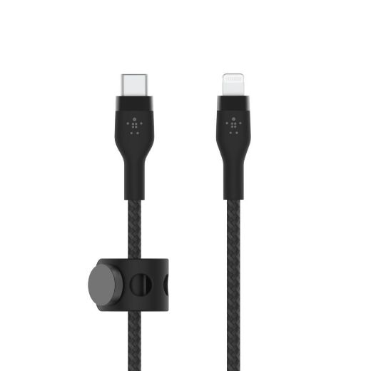 Picture of Belkin USB-C to Lightning Braided Silicone Cable 1M - Black