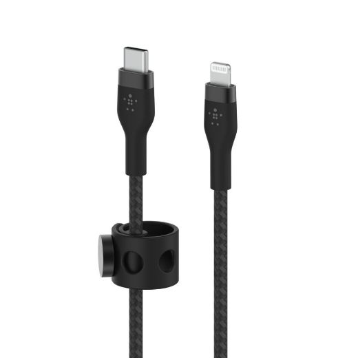 Picture of Belkin USB-C to Lightning Braided Silicone Cable 1M - Black