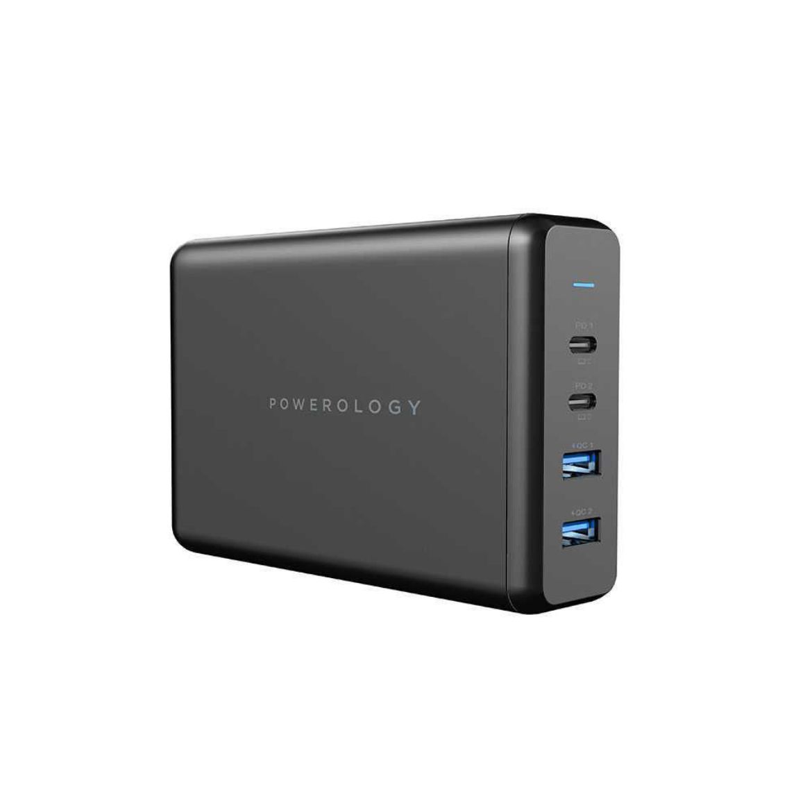 Picture of Powerology 4 Port Quick Charging Power Terminal 156W UK - Black