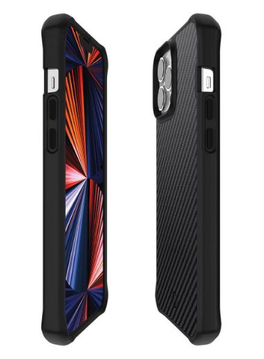 Picture of Itskins Hybrid Mag Carbon Series Cover for iPhone 13 Pro - Black