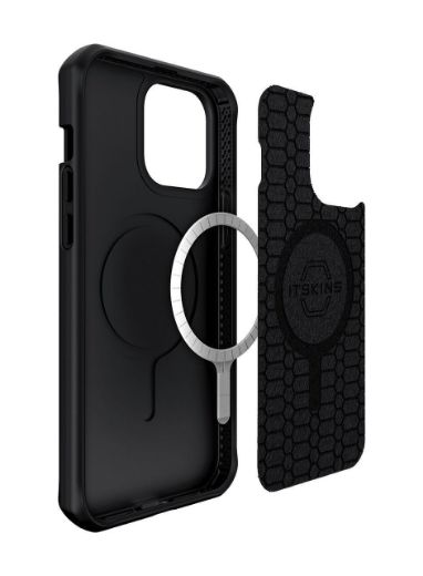 Picture of Itskins Hybrid Mag Carbon Series Cover for iPhone 13 Pro - Black