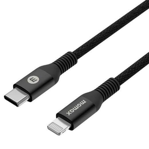 Picture of Momax Elite Link USB-C to Lightning Cable 1.2M - Black