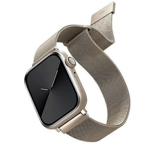 Picture of Uniq Dante Milanese Mesh Steel Strap for Apple watch 42/44/45/49mm - Starlight