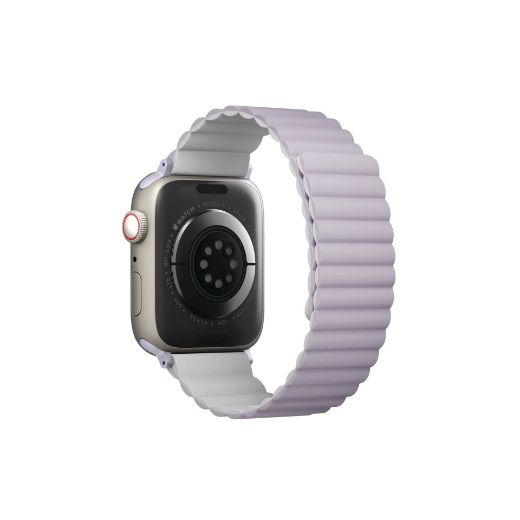 Picture of Uniq Revix Reversible Magnetic Apple Watch Strap 42/44/45/49mm - Lilac/White