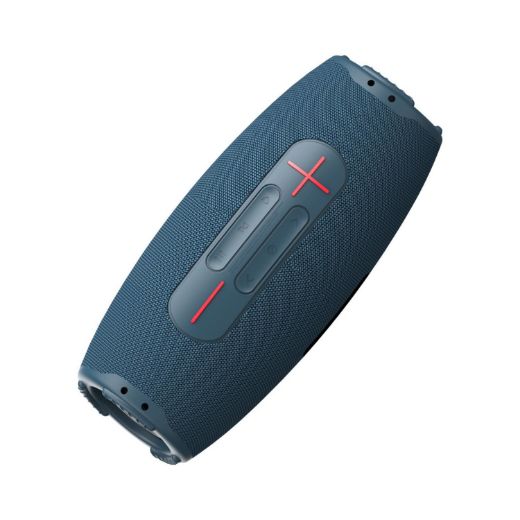 Picture of Powerology Phantom Speaker Bluetooth 5.0 Water Resistant Aux Interface - Navy Blue