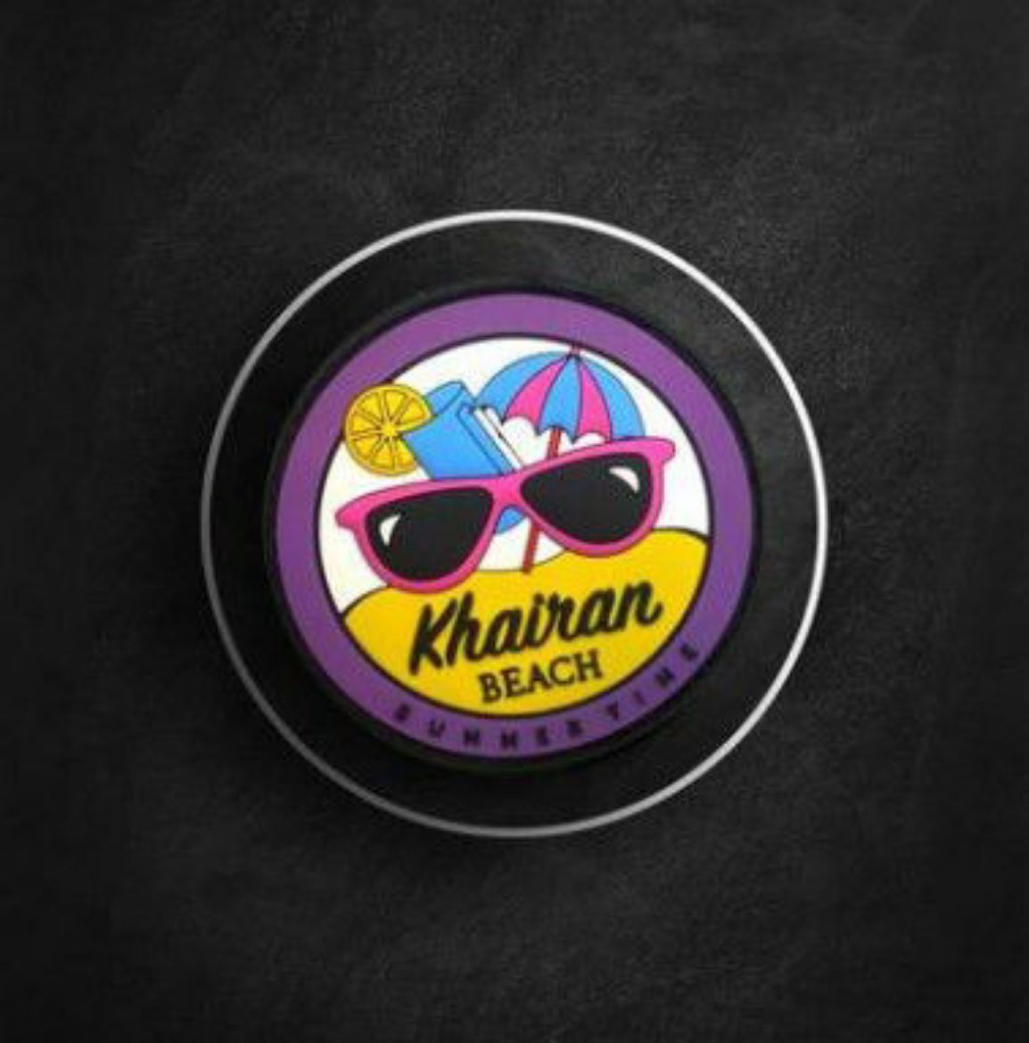 Picture of Black Khairan Beach Pvc Patch