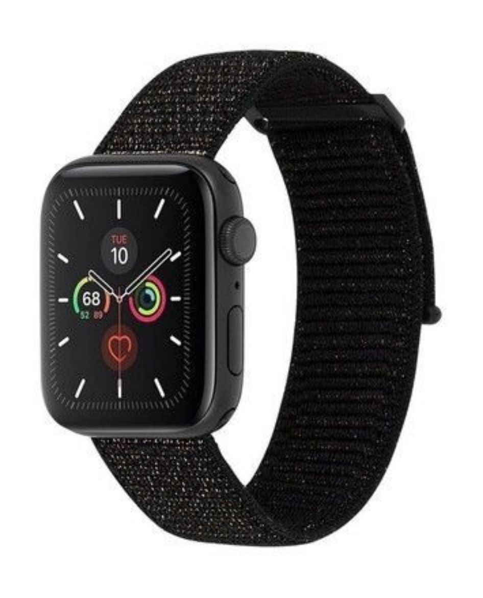 Picture of CaseMate Watch Band for Apple Watch 42/44/45/49mm - Nylon Metallic Black