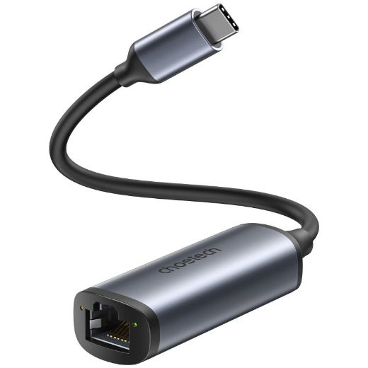 Picture of Choetech USB C To Gigabit Ethernet Adapter - Gray