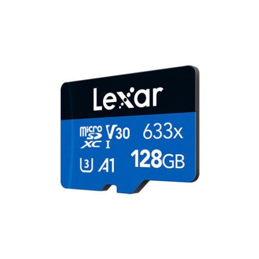 Picture of Lexar 128GB High-Performance 633x MicroSDHC / MicroSDXC UHS-I Card - Blue