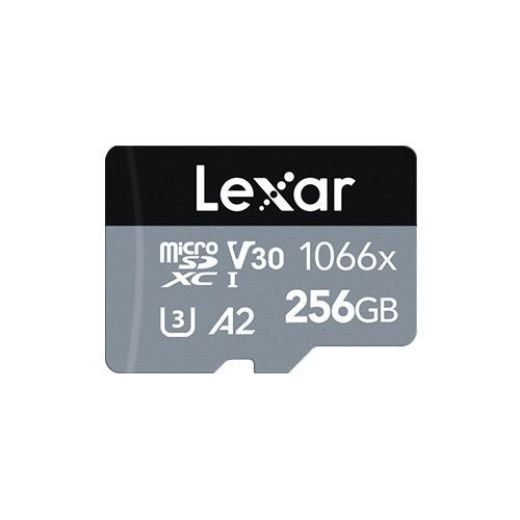 Picture of Lexar 256GB High Performance 1066x MicroSDHC™ / MicroSDXC™ UHS-I Card - Silver