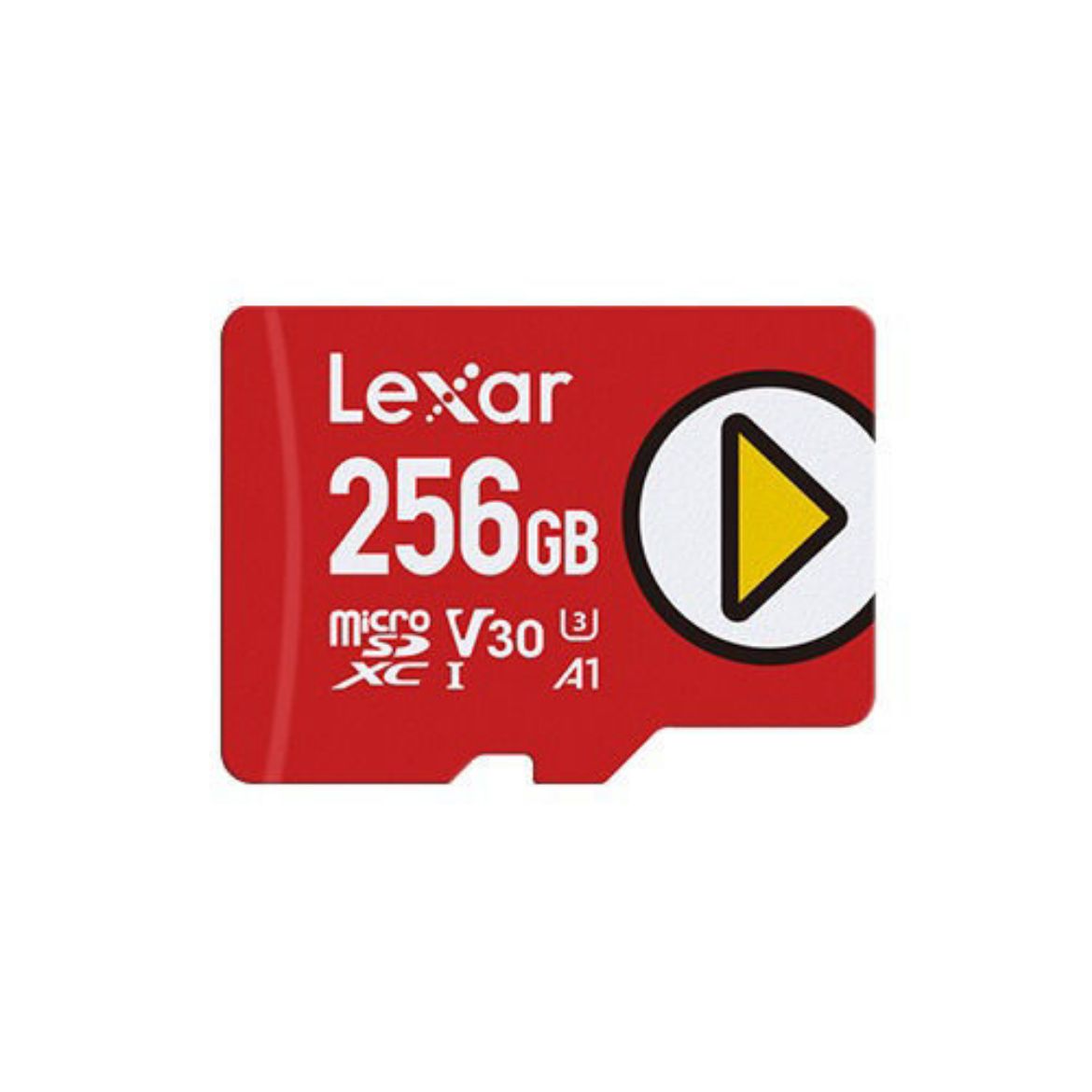 Picture of Lexar 256GB High Speed PLAY Micro SD Card - Red