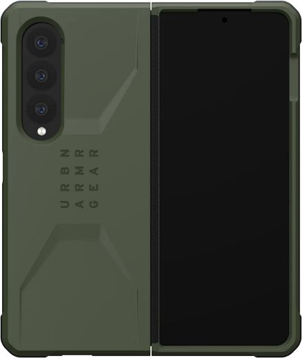 Picture of UAG Samsung Galaxy Z Fold 4 Civilian Case - Olive Drab