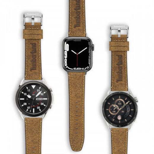 Picture of Timberland Apple Watch 42/44/45/49mm Smart Watch Barnesbrook Strap - Wheat Leather