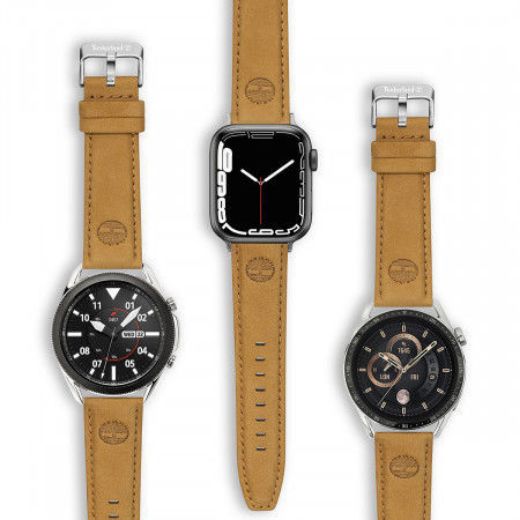 Picture of Timberland Apple Watch 38/40/41mm Smart Watch 20mm Lacandon Strap - Wheat Leather