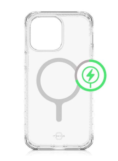 Picture of Itskins Supreme Case Compatible With Magsafe for iPhone 14 Pro - Transparent