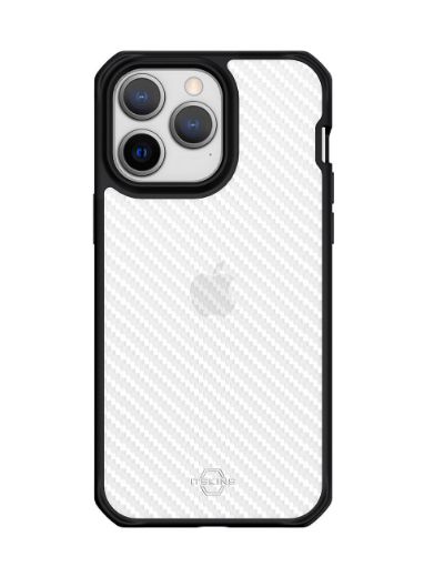 Picture of Itskins Hybrid Tek Case for iPhone 14 Pro Max - Black and Transparent