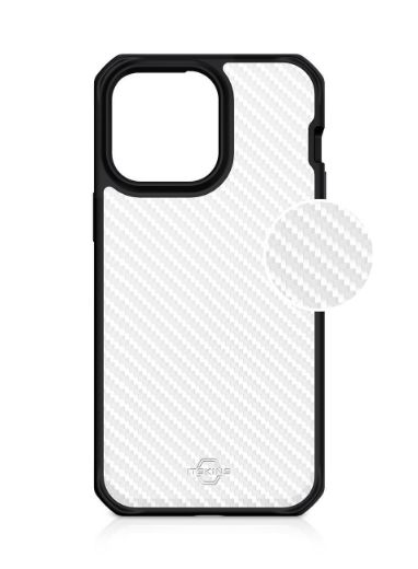 Picture of Itskins Hybrid Tek Case for iPhone 14 Pro Max - Black and Transparent