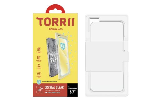 Picture of Torrii Bodyglass Screen Protector Anti-Bacterial Coating for iPhone 14 Pro Max - Clear