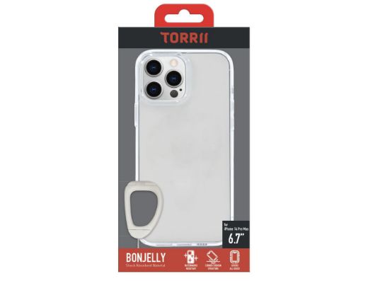 Picture of Torrii Bonjelly Case Anti-Bacterial Coating for iPhone 14 Pro Max - Clear