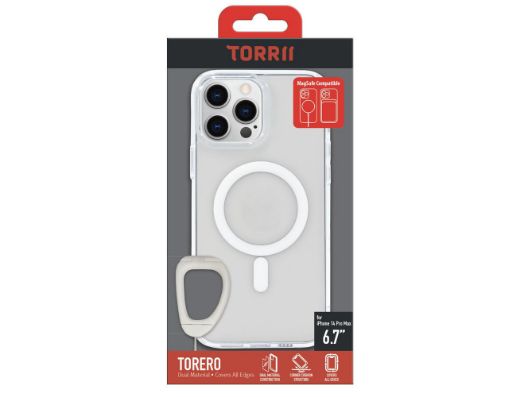 Picture of Torrii Torero Magsafe Case Anti-Bacterial Coating for iPhone 14 Pro Max - Clear