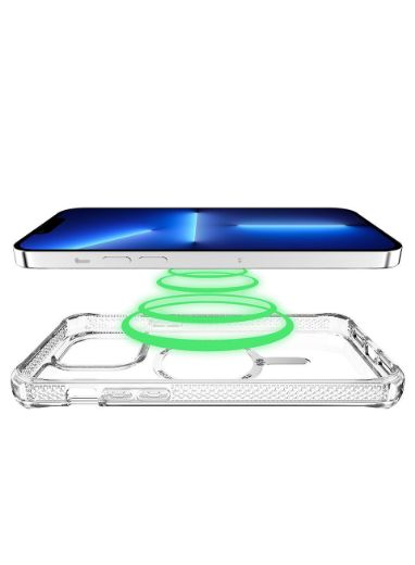 Picture of Itskins Hybrid Claer Case Compatible With Magsafe for iPhone 14 Pro Max - Transparent