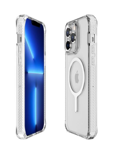 Picture of Itskins Hybrid Claer Case Compatible With Magsafe for iPhone 14 Pro - Transparent