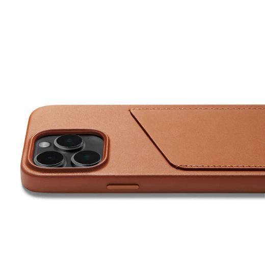 Picture of Mujjo Full Leather Wallet Case for iPhone 14 Pro - Tan