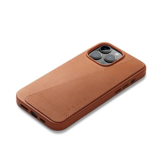 Picture of Mujjo Full Leather Wallet Case for iPhone 14 Pro Max - Tan