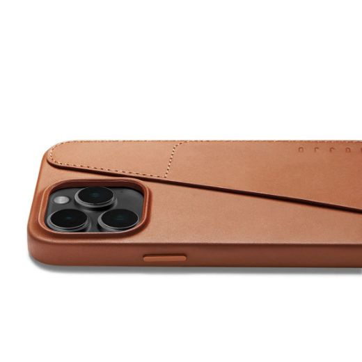 Picture of Mujjo Full Leather Wallet Case for iPhone 14 Pro Max - Tan