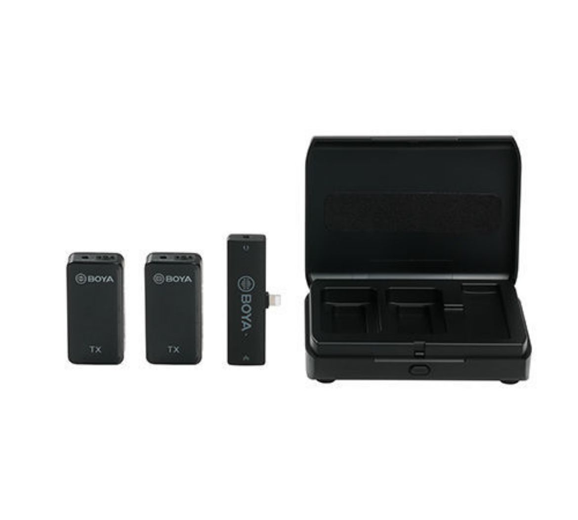 Picture of Boya K4 2.4GHz Wireless Microphone for Mobile Device - Black