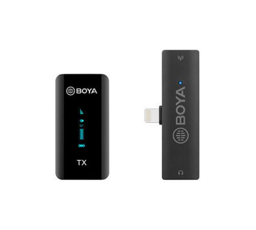 Picture of Boya S3 2.4GHz Wireless Microphone for Mobile Device - Black