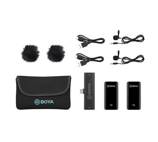 Picture of Boya S6 2.4GHz Wireless Microphone for Mobile Device - Black