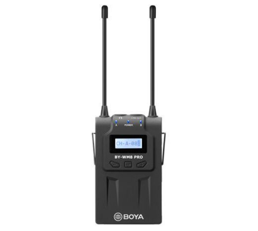 Picture of Boya Wireless Mic with 1Receiver and 2Transmitter - Black