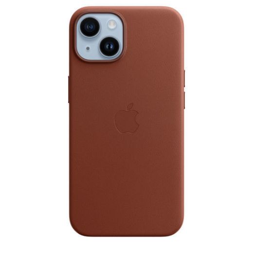 Picture of Apple iPhone 14 Plus Leather Case with MagSafe - Umber