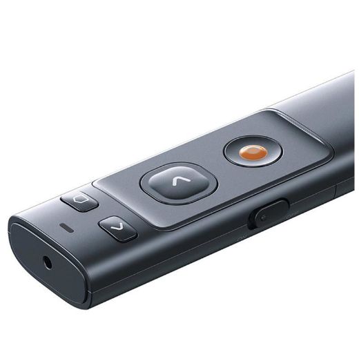 Picture of Baseus Orange Dot Wireless Presenter Red Laser - Dark Gray