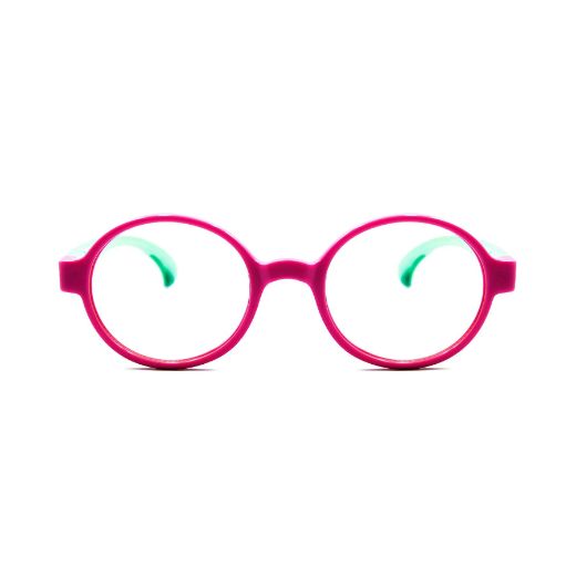 Picture of Specs Round Frame Kids Screen Glasses - Pink/Green