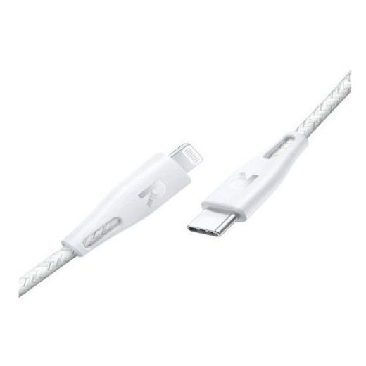 Picture of Ravpower USB-C to Lightning Nylon Cable 2M - White