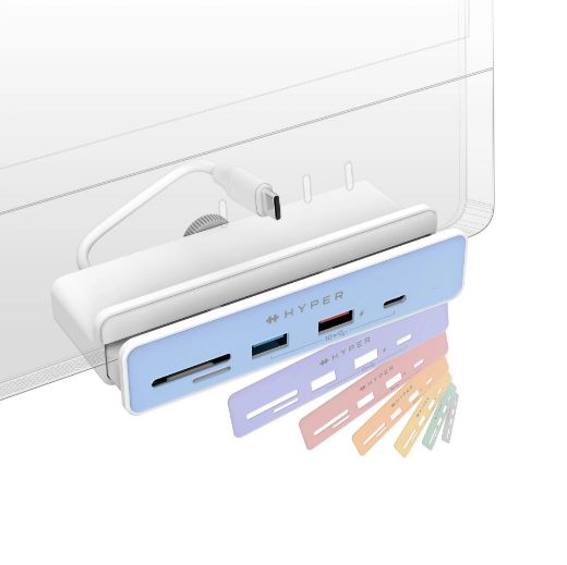 Picture of Hyper Drive 6 in 1 USB-C Hub for iMac 24 - White