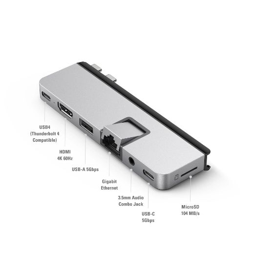 Picture of Hyper Drive Duo Pro 7 in 2 USB-C Hub - Silver