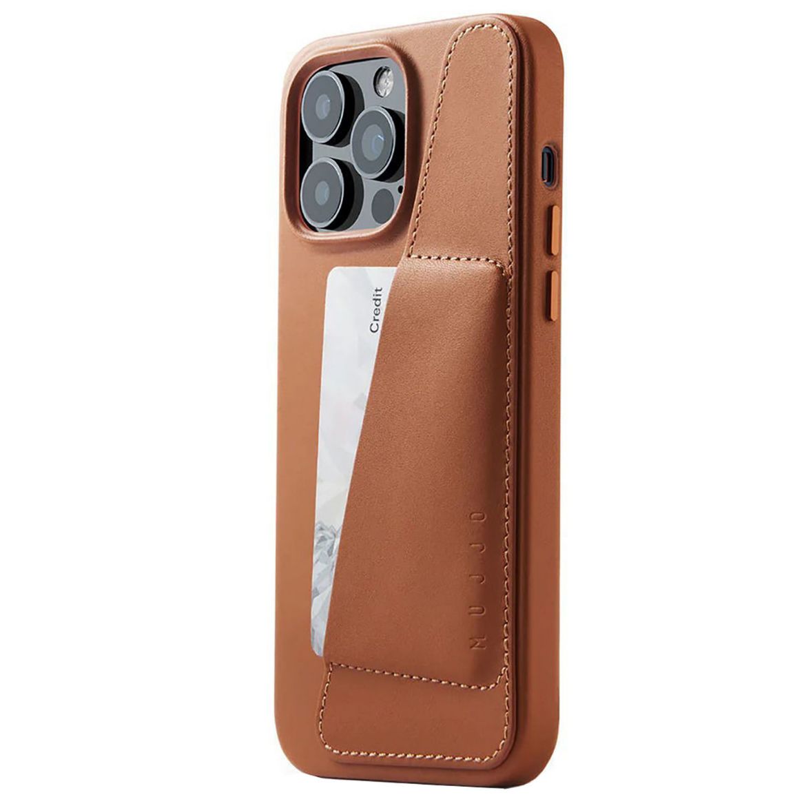 Picture of Mujjo Full Leather Wallet Case for iPhone 14 Pro Max - Tan