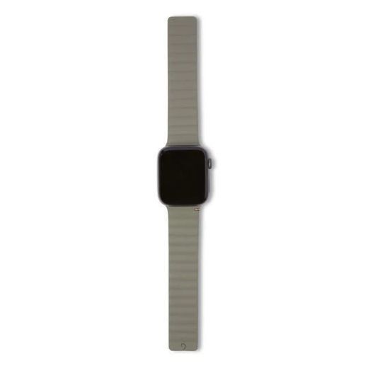 Picture of Decoded Silicone Magnet Traction Lite Strap for Apple Watch 49/45/44/42mm - Olive