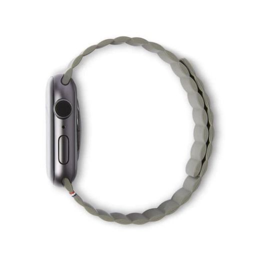 Picture of Decoded Silicone Magnet Traction Lite Strap for Apple Watch 49/45/44/42mm - Olive