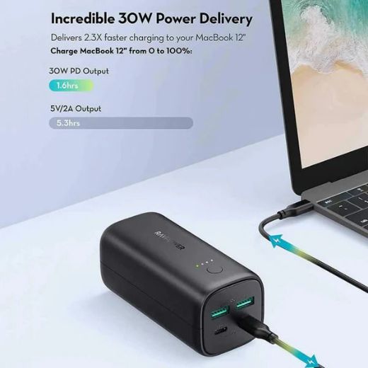 Picture of Ravpower 20000mAh PD 50W Power Bank - Black